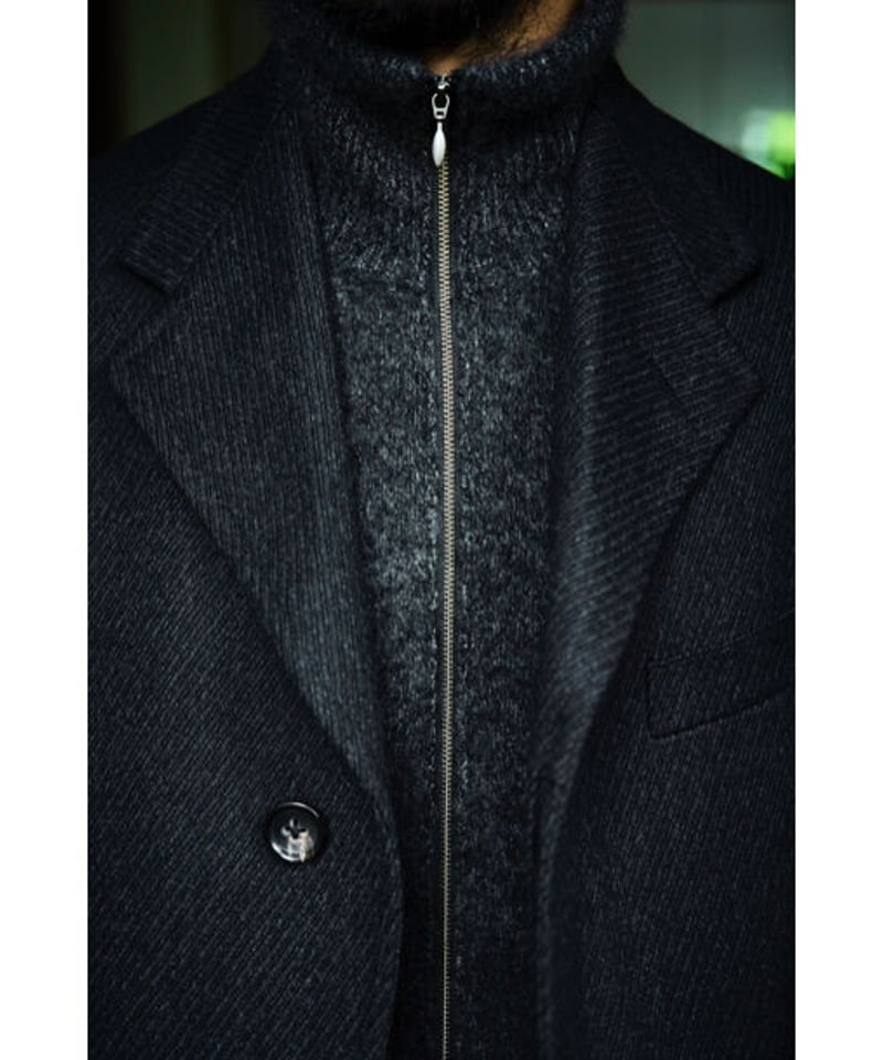 MAATEE&SONS CASHMERE ZIP UP VEST (俺のちゃんちゃんこ) |