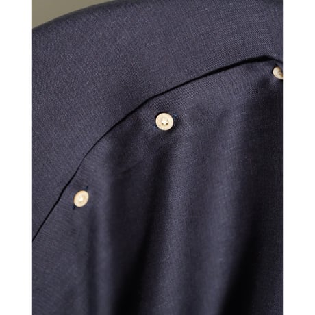 Aquellos Ojos Verdes "Luxe Linen" Classic open collar shirt