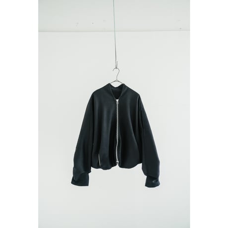 【26AW受注】Human Beings.  "Figured Bomber Jacket"-粘土-