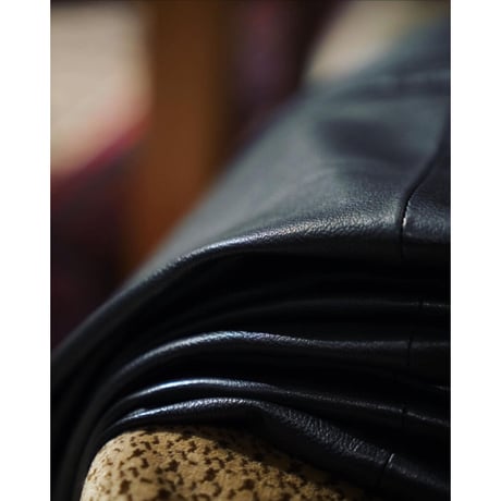 MAATEE&SONS Ex. LAMB LEATHER WORK TROUSERS