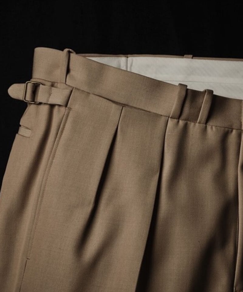 MAATEE&SONS 2PLEATS TROUSER 