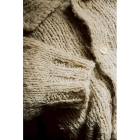 YANABA "ARRON" POLO NECK CARDIGAN