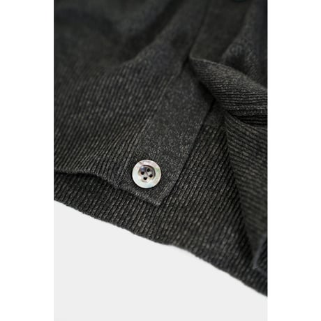 Olde H&Daughter LINEN SILK PLAIN STITCH V NECK C/D