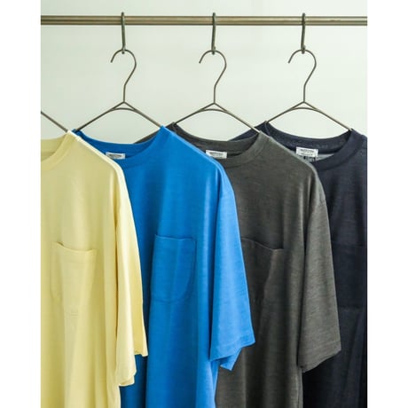 MAATEE&SONS WASHABLE SILK POCKET-TEE