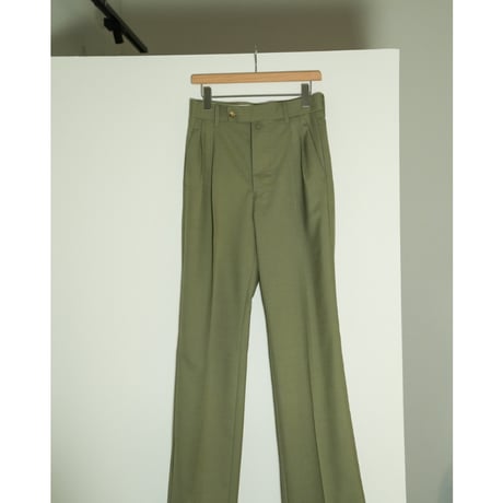 THE CLASIK WOOL MOHAIR SILK TROPICAL 2PLEATS TROUSERS