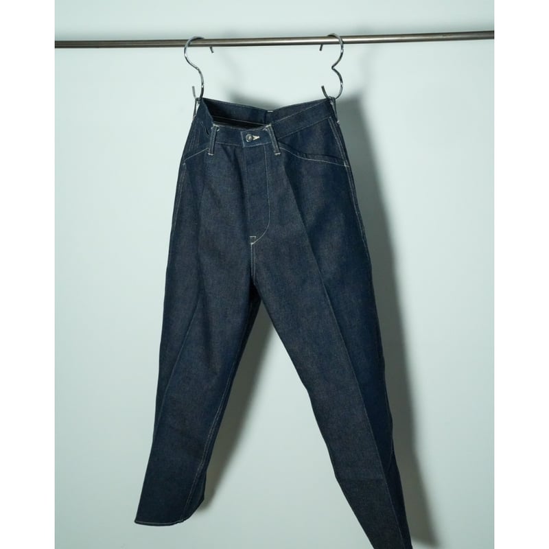 24ss maatee&sons デニムワークジャケット　サイズ2 forksy.】マルチウェイデニムオーバーサイズジップワークジャケット