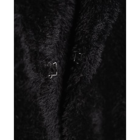 walenode Ex. Royal baby alpaca Hand spinning fur Vest
