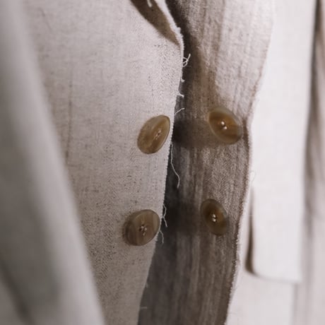 LEA BOBERG R.P.L. BLAZER - JAPANESE VINTAGE LINEN HERRINGBONE