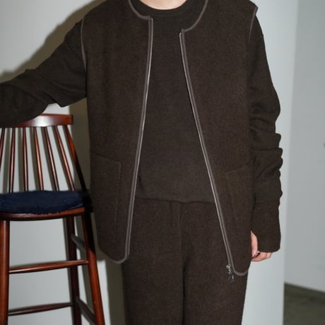 WALENODE  innocent YAK Zip-up vest
