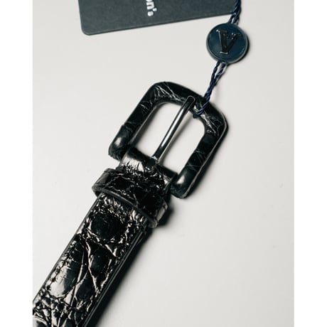 Anderson's Ex. WRAPPED-BUCKLE CROCODILE BELT