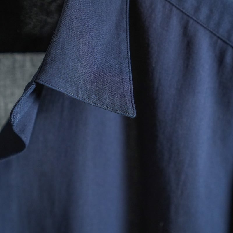 MAATEE & SONS Navy CHARLES 強撚ビエラ 2 DSCF0200.jpg