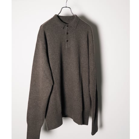 PICEA BABY CASHMERE L/S POLO SWEATER