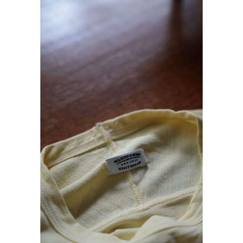 MAATEE&SONS CAP SHOULDER L/S TEE | MusterWerk