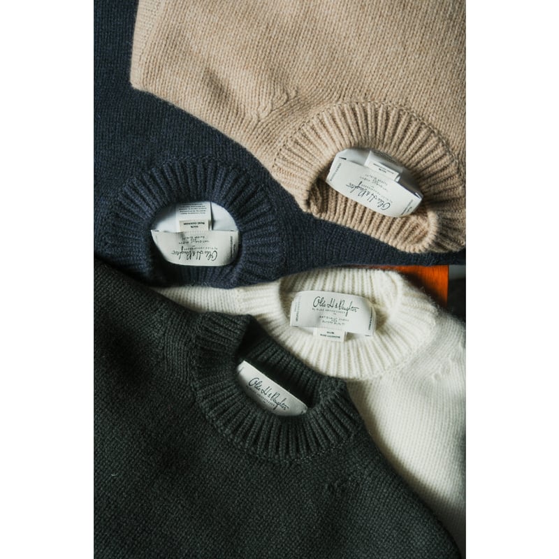 Olde H & Daughter BABY CASHMERE CREW NECK P/O |
