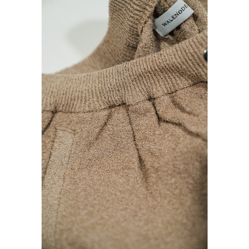 WALENODE Paper boucle Ankle pants | MusterWerk