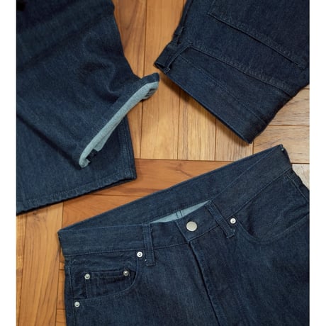 The CLASIK SOFT CASHMERE DENIM CLASSIC  TROUSER