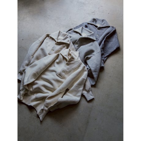 Olde Homesteader EXTRA COTTON FLEECE STAND NECK LONG SLEEVE
