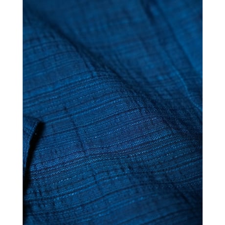 Aquellos Ojos Verdes Ex. "藍" Ethnic grosgrain Aloha shirt