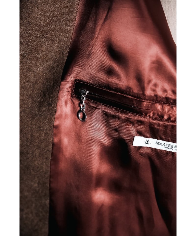 MAATEE&SONS NATURAL ALPACA 二重織BALMACAAN MAATEE&SONS NATURAL ALPACA 二重織BALMACAAN | Muste