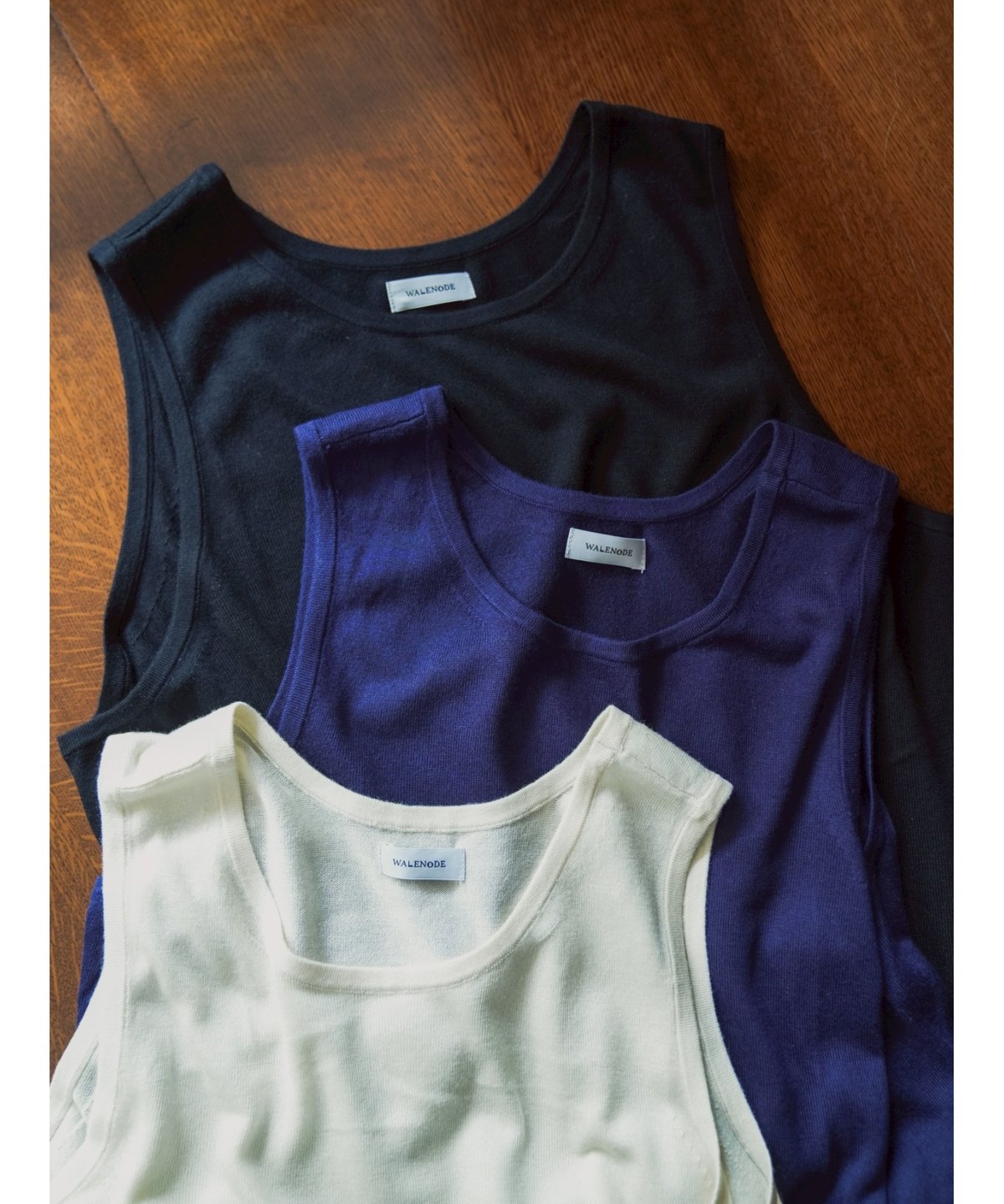 WALENODE Ex.Washable Silk Cashmere Tank Top | M