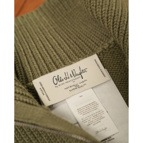Olde H & Daughter Ex. WOOSTED WOOL DRIVERS KNIT VEST