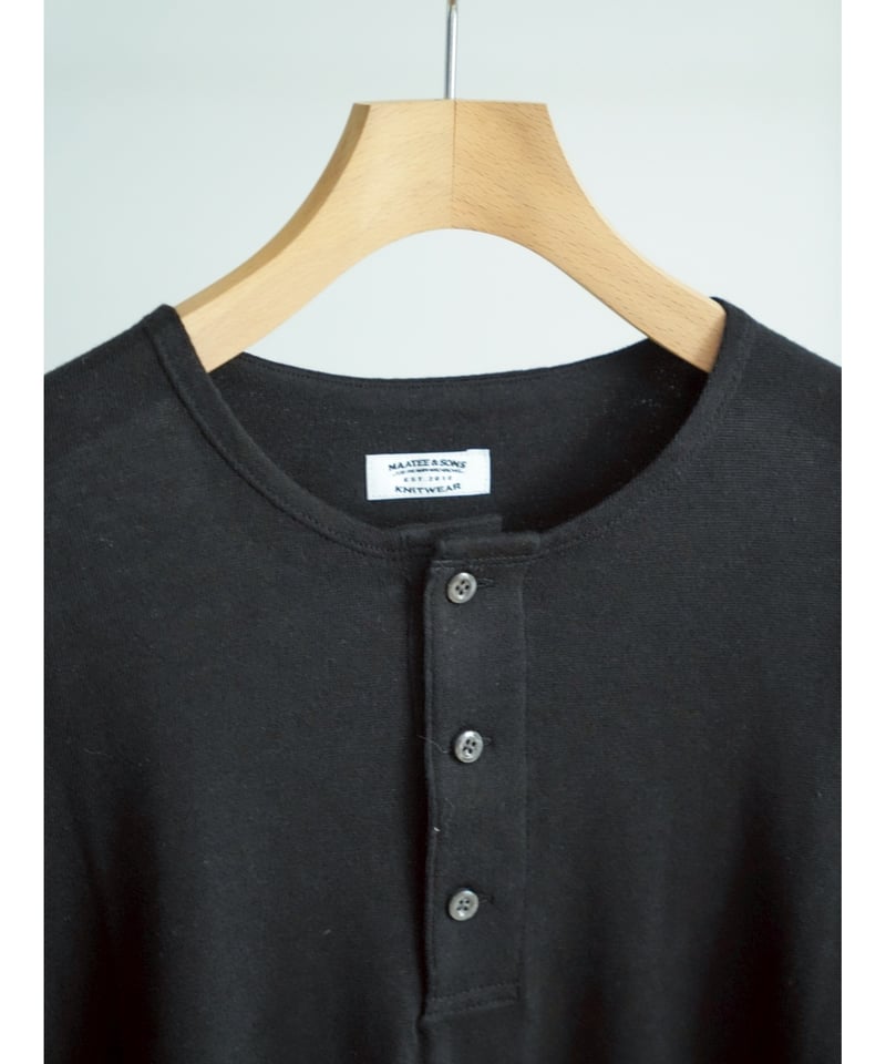 別注MAATEE&SONS Henley Neck Tee 別注MAATEE&SONS Henley Neck Tee