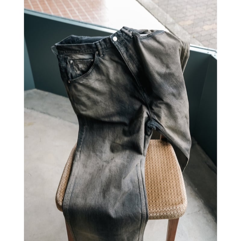 ANCELLM AGING WIDE DENIM 5P PANTS | MusterWerk