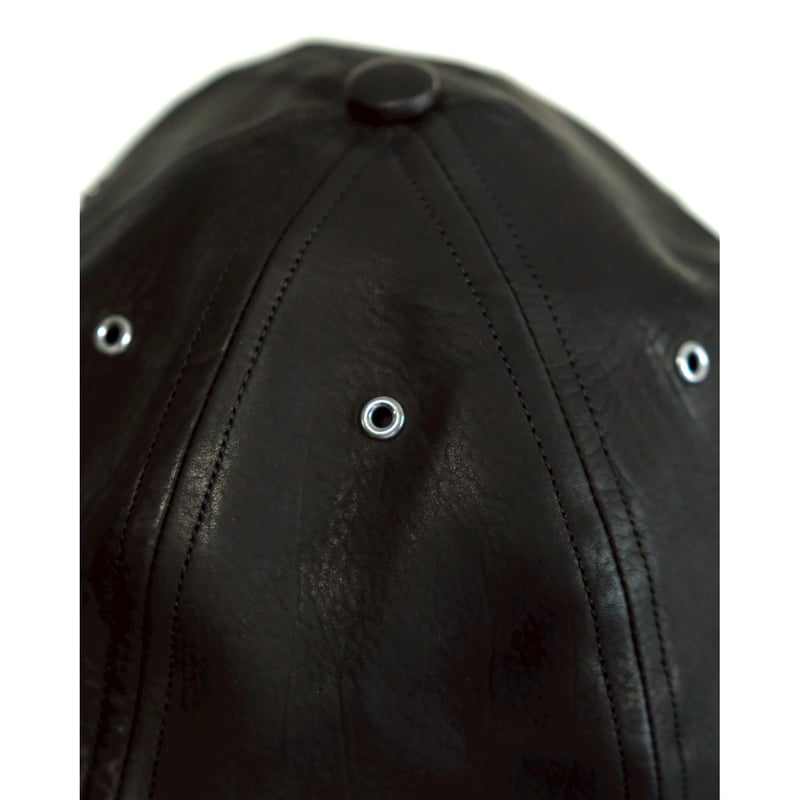希少 ulterior 6パネルカウレザーキャップ 本革 古着 ULTERIOR Ex. LEATHER 6 PANELED CAP | MusterWerk
