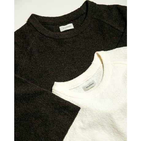 WALENODE "Paper Boucle" Raglan Sleeve Tee