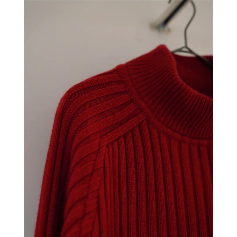 slopeslow Lamb's Cashmere Rib Mock Sweater | Mu