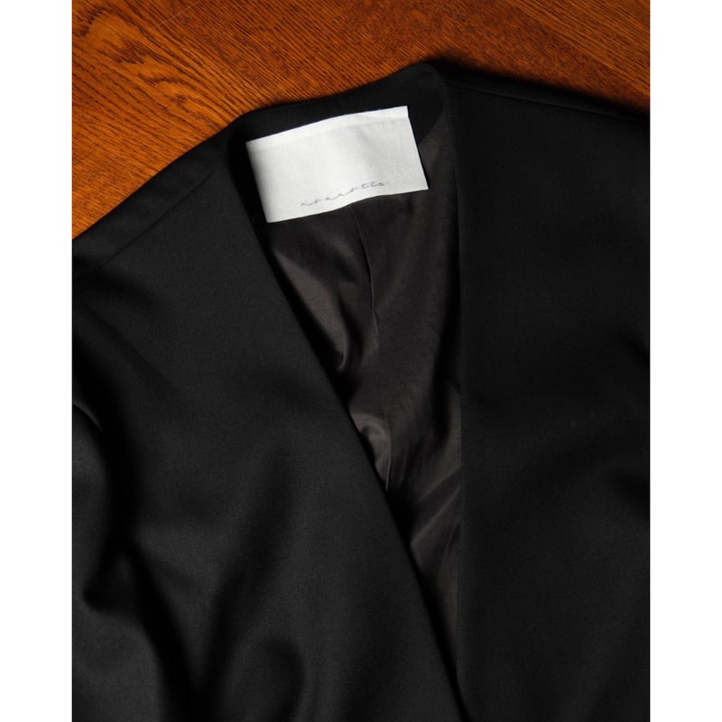 nonnotte Drape Doeskin Cloth Draping No Collar