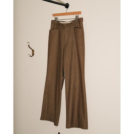 MAATEE&SONS FLARE-3 "WOOL HERRINGBONE"