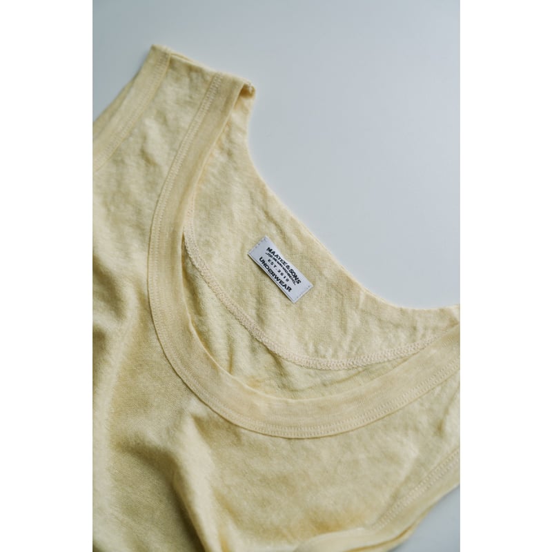 MAATEE&SONS TANKTOP LINEN天竺 | MusterWerk