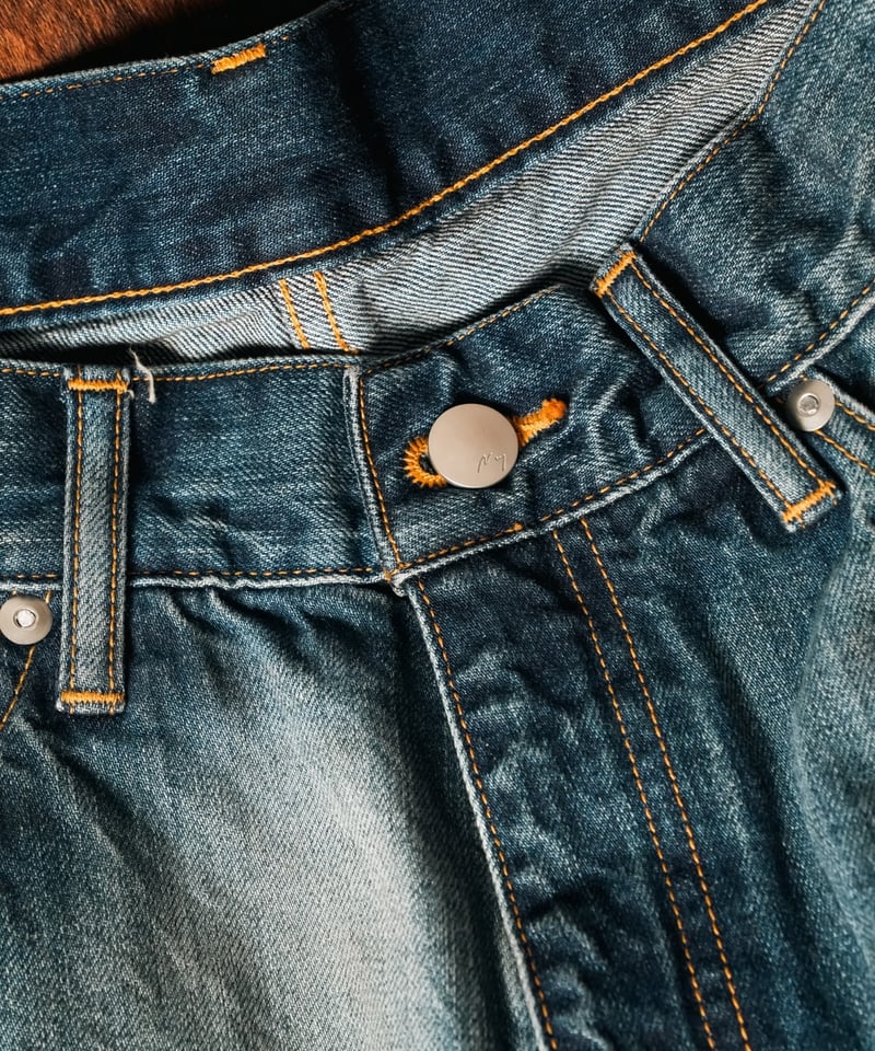 ANCELLM AGING WIDE DENIM 5P PANTS | MusterWerk ANCELLM AGING WIDE DENIM 5P PANTS | MusterWerk