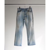 ANCELLM AGING SELVEDGE SHOECUT 5P DENIM PANTS USED