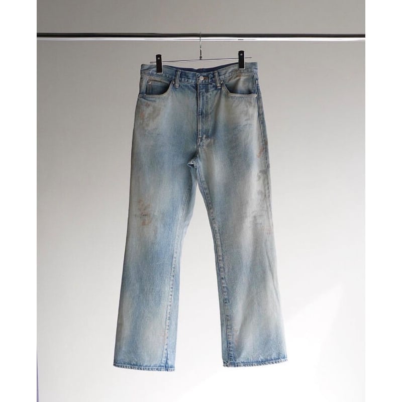 ANCELLM AGING SELVEDGE SHOECUT 5P DENIM PANTS U