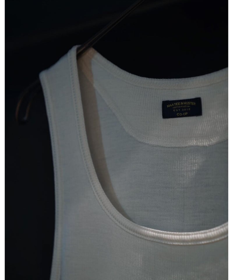 購入検討致しますmaatee\u0026sons WASHABLE SILK RIB TANKTOP