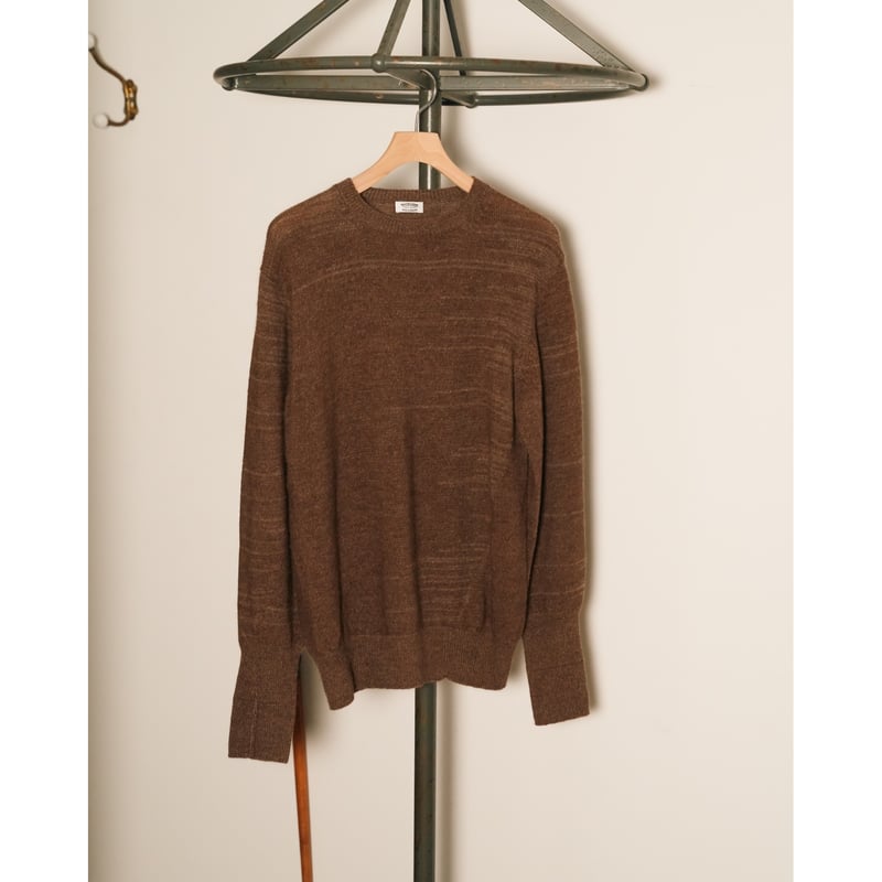 MAATEE&SONS RBALPACA-CASHMERE/MINK SS天竺 SWEATER