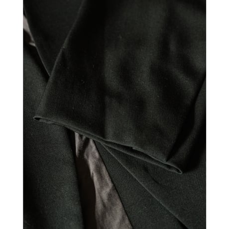 nonnotte Wool Gabardine Draping No Collar N Jacket