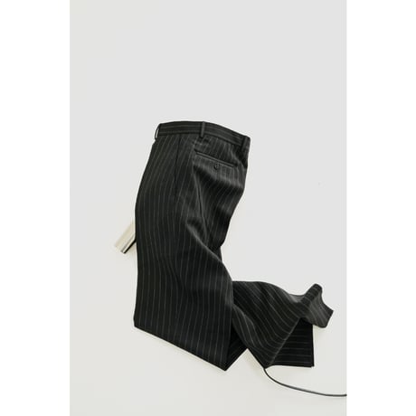 BIBOJA High Waisted Flare Trousers -No Pleat/Slanted Pockets