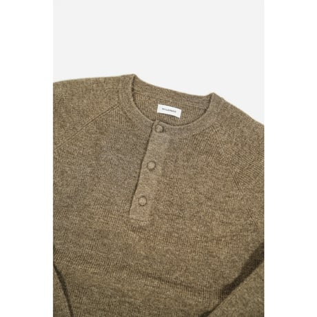 WALENODE "Innocent YAK" Henley-neck sweater