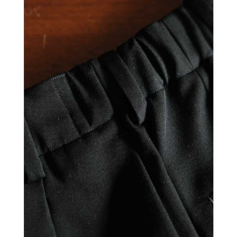 パンツ nonnotte Wool Gabardine Pleats Trousers nonnotte Wool Gabardine Draping Crotch Box Plea