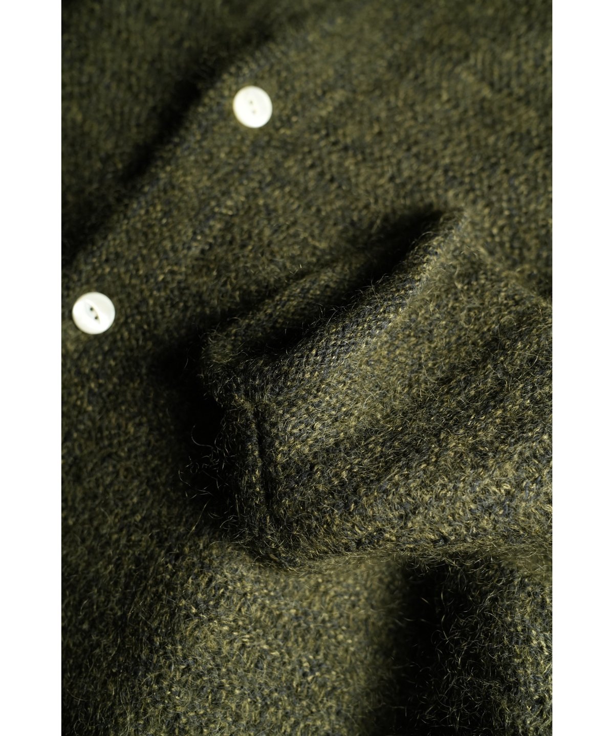 トップス OLDE H&DAUGHTER SILK MOHAIR WRAP SHIRTS Olde H&Daughter SILK MOHAIR WRAP STITCHES SHIRT