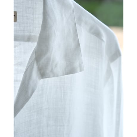 Aquellos Ojos Verdes  Ex. Dressed Hemp "Basic" Classic open collar shirt