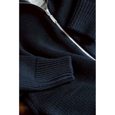 Olde H & Daughter Ex. WOOSTED WOOL DRIVERS KNIT JACKET