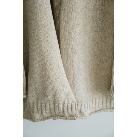 Olde H & Daughter SILK COTTON  BOAT NECK/HALF ZIP/CARDIGAN