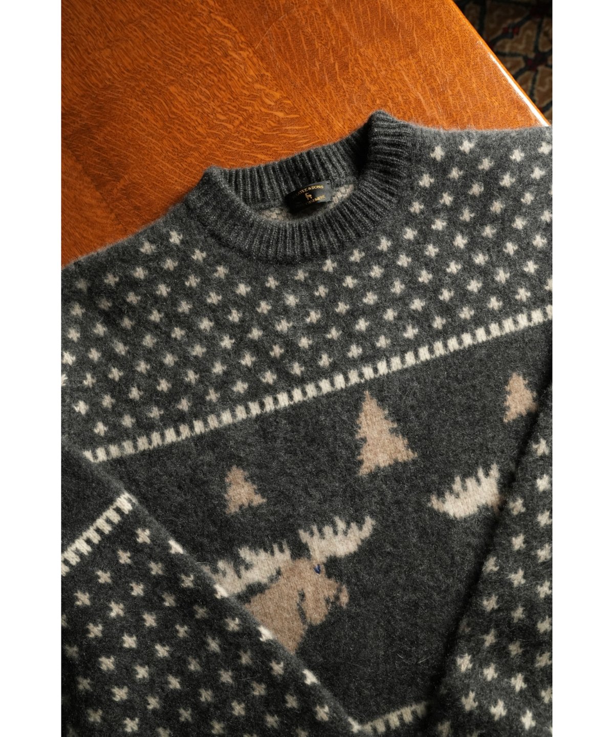 MAATEE&SONS CASH JACQUARD P/O SWEATER MAATEE&SONS CASH JACQUARD P/O SWEATER