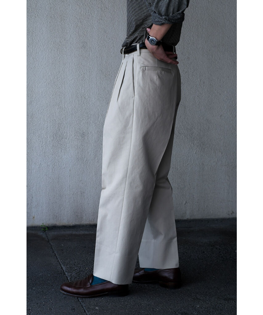 カ*ァ様 23SS MAATEE&SONS CHINO TROUSER 俺のチノ original
