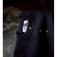Olde H & Daughter WOOSTED WOOL HENLEY NECK P/O