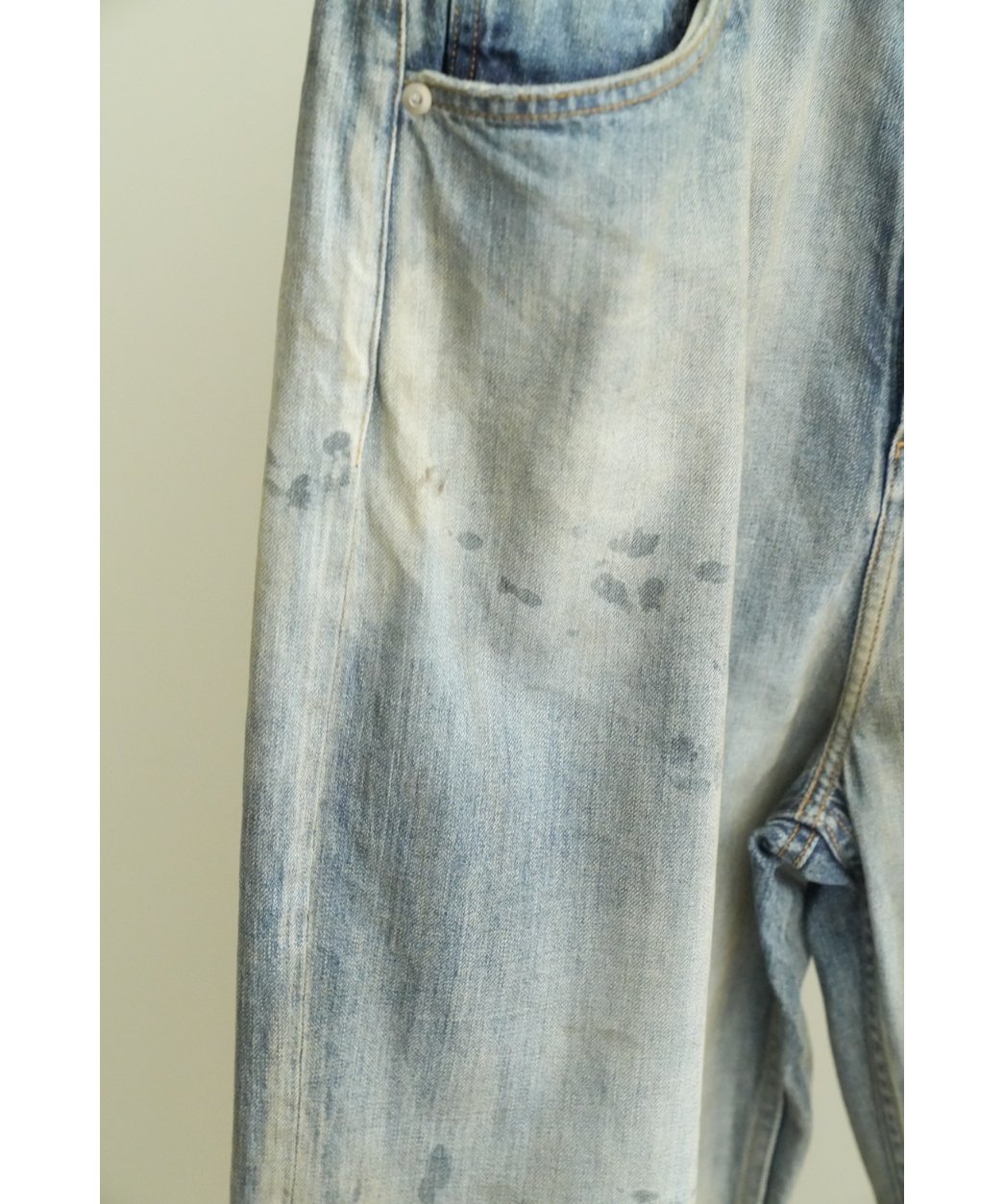 パンツ ancellm AGING WIDE DENIM 5P PANTS ANCELLM | アンセルム AGING WIDE 5P DENIM PANTS(INDIGO